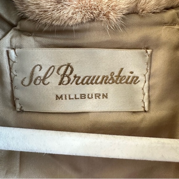 Sol Braunstein Faux Fur Mink Zip Outer Jacket Shacket XL - Picture 10 of 13